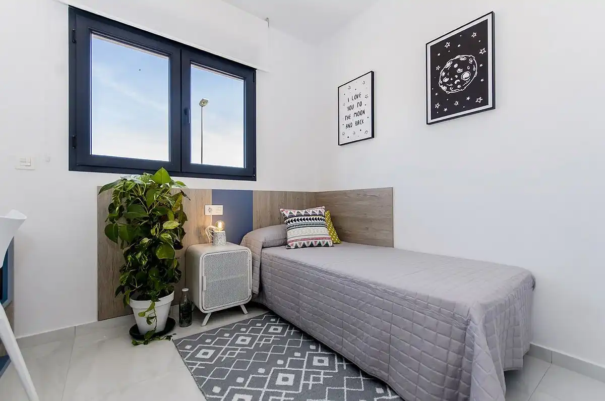Habitación de Casa adosada de alquiler en Polop con Aire acondicionado, Calefacción y Terraza