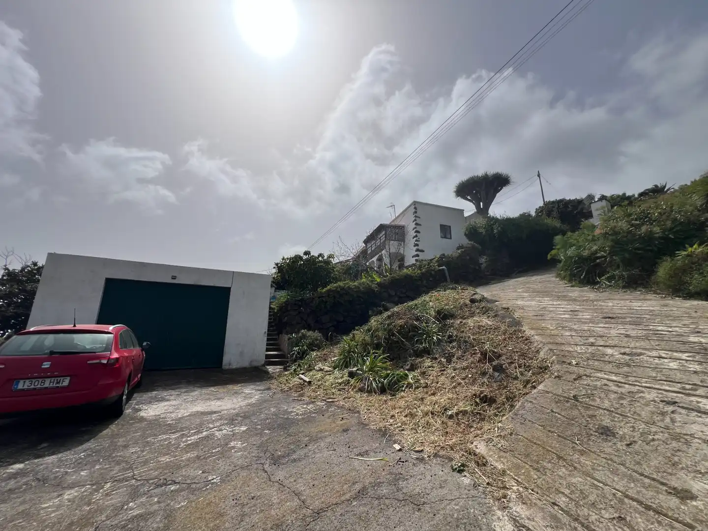 Vista exterior de Finca rústica en venda en Villa de Mazo amb Jardí privat, Traster i Moblat