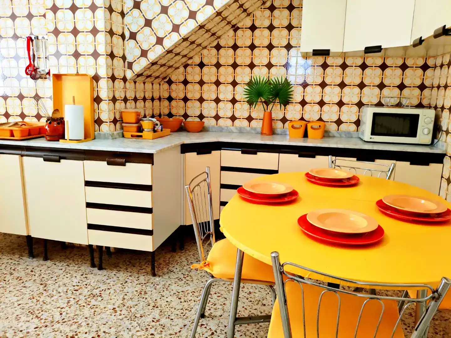 Küche von Wohnung zur Miete in Cartagena mit Klimaanlage