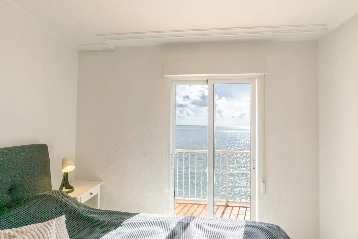 Schlafzimmer von Wohnung zum Verkauf in Santa Pola mit Klimaanlage und Terrasse