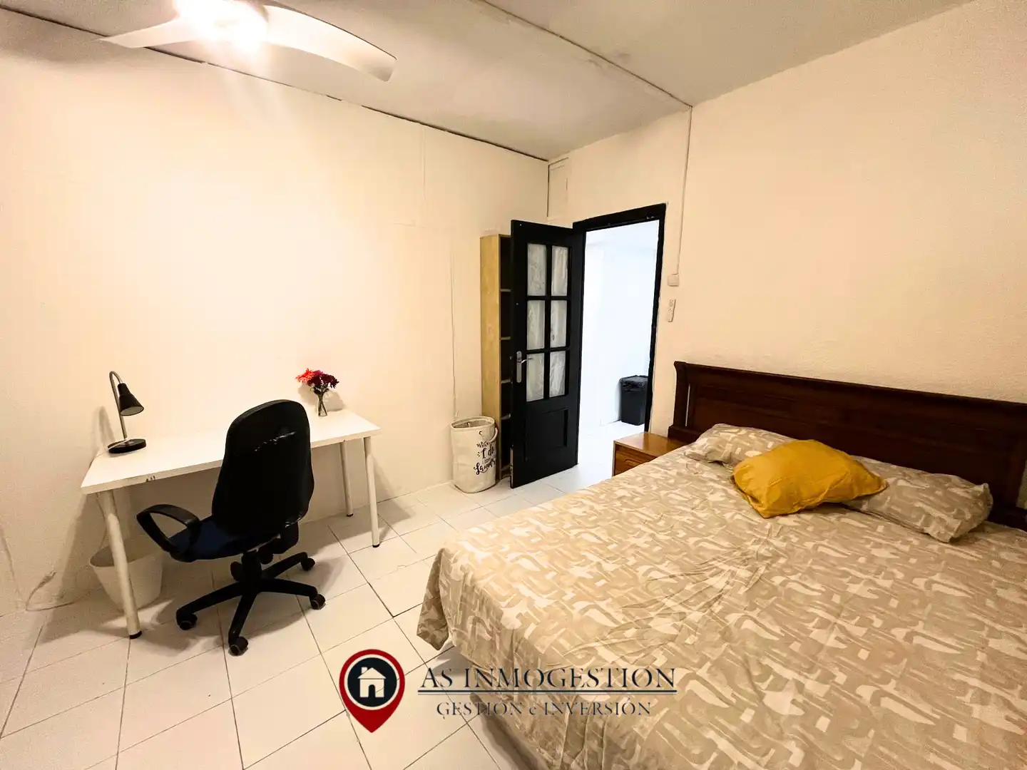 Bedroom of Flat for rent in Madrid  with Air Conditioner, Furnished and Oven