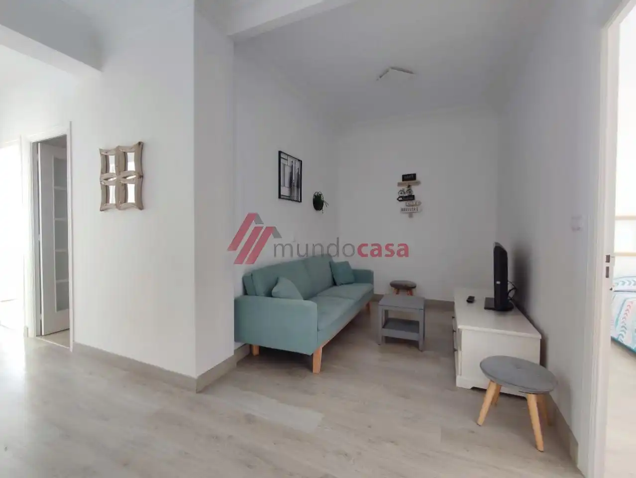 Living room of Flat for rent in Ferrol  with Heating and Furnished
