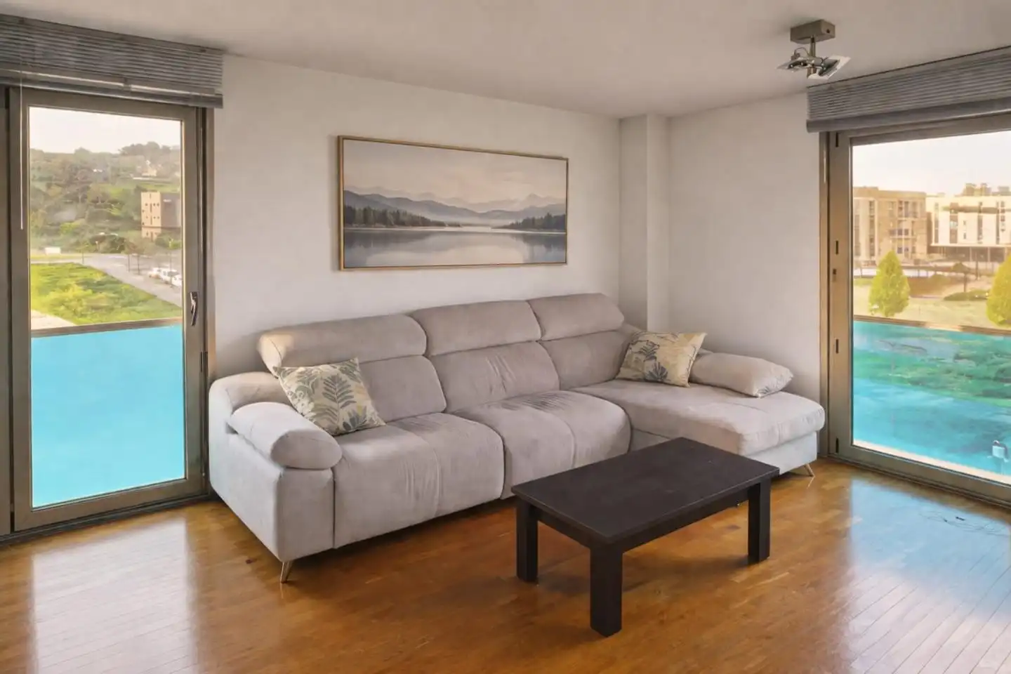 Sala de estar de Piso en venta en Gijón  con Calefacción, Trastero y Amueblado