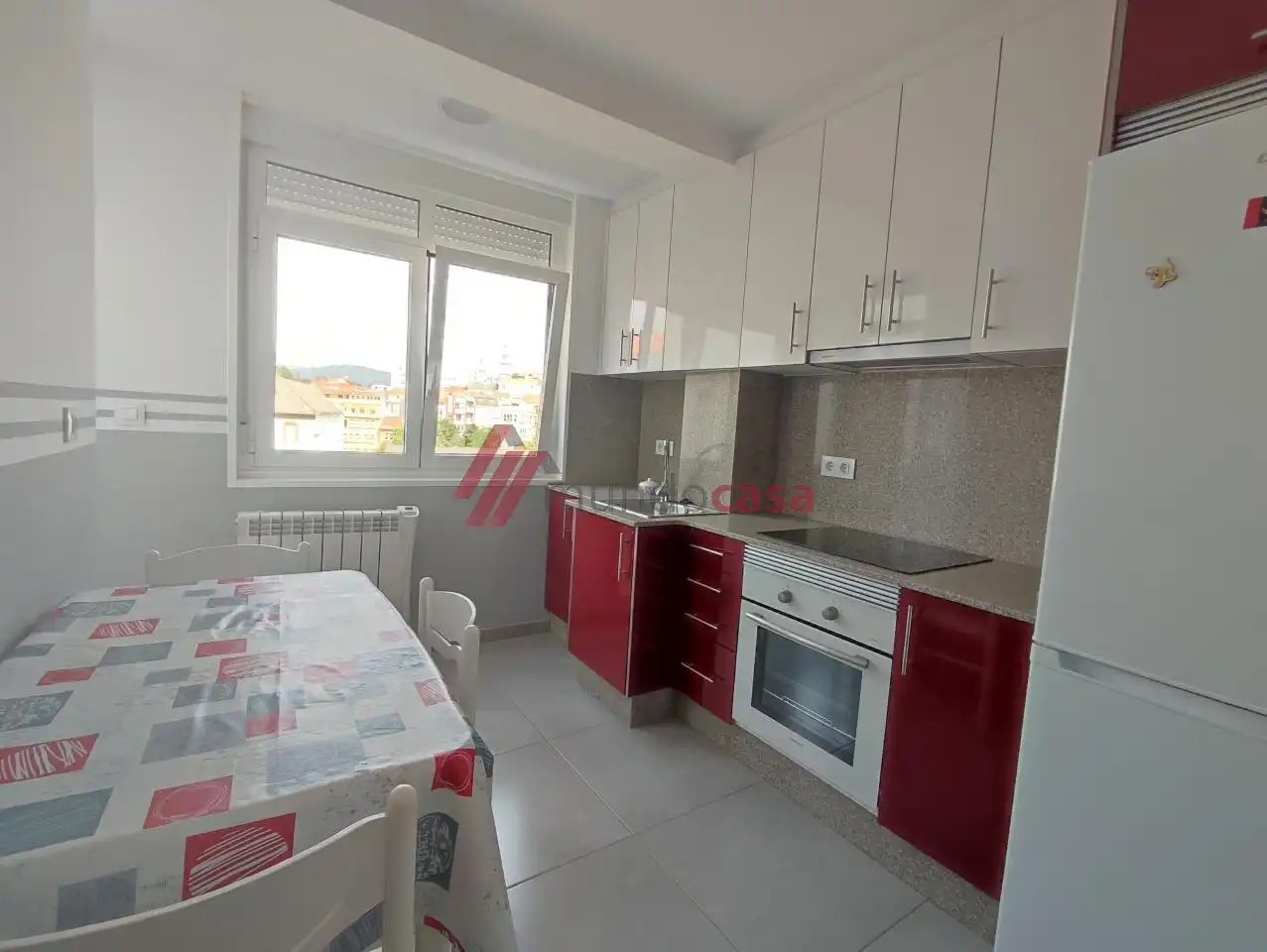 Kitchen of Flat for rent in Ferrol  with Heating and Furnished