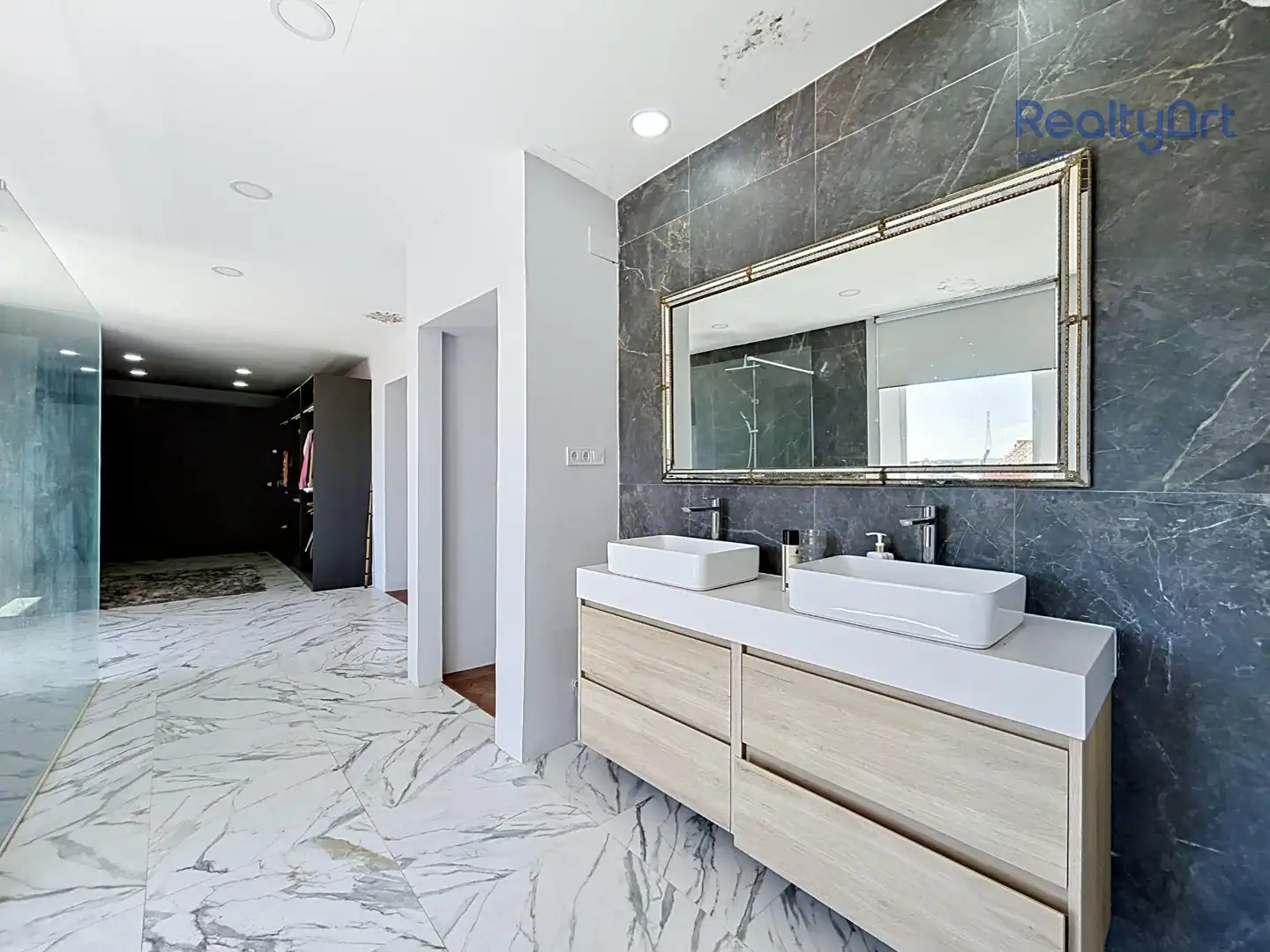 Baño de Finca rústica en venta en Bollullos de la Mitación con Jardín privado y Piscina