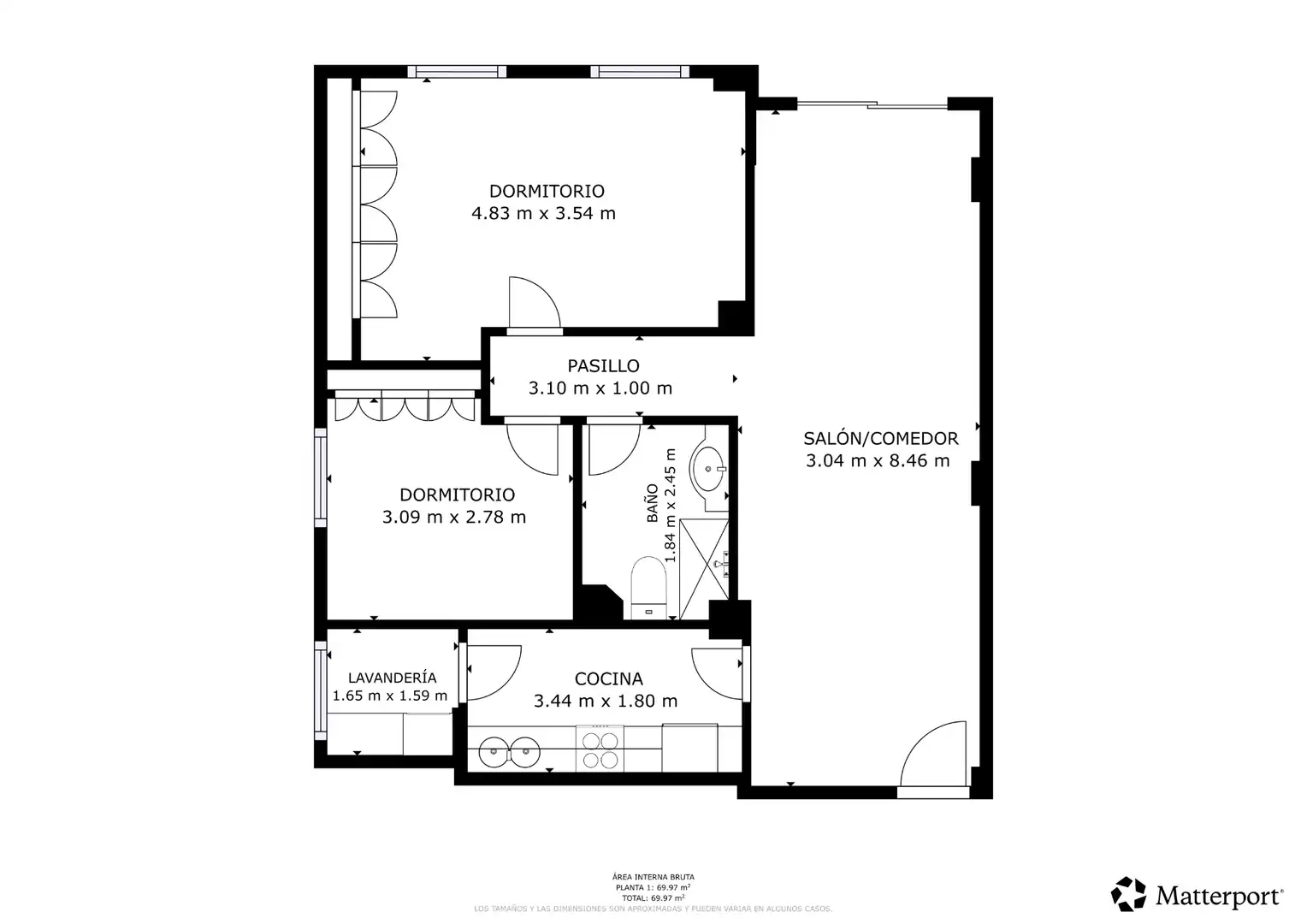 Flat for sale in Marbella  with Community pool