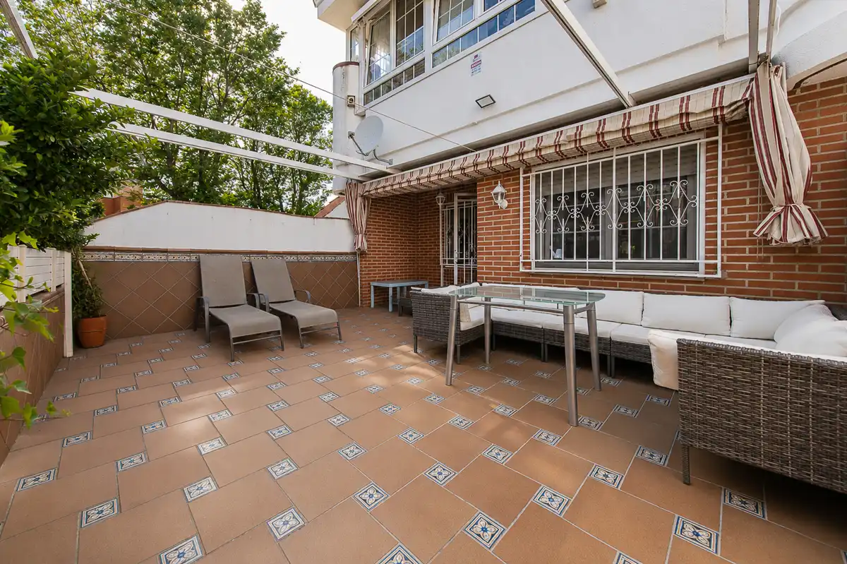 Terrassa de Casa o xalet en venda en Colmenar Viejo amb Aire condicionat, Terrassa i Traster