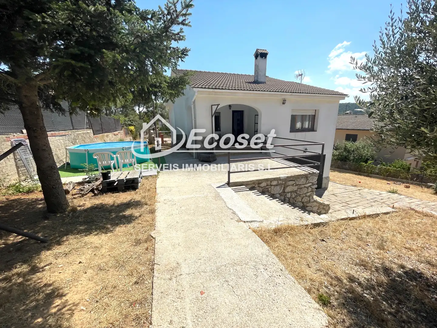 Vista exterior de Casa o chalet en venta en Vallirana con Calefacción, Jardín privado y Terraza