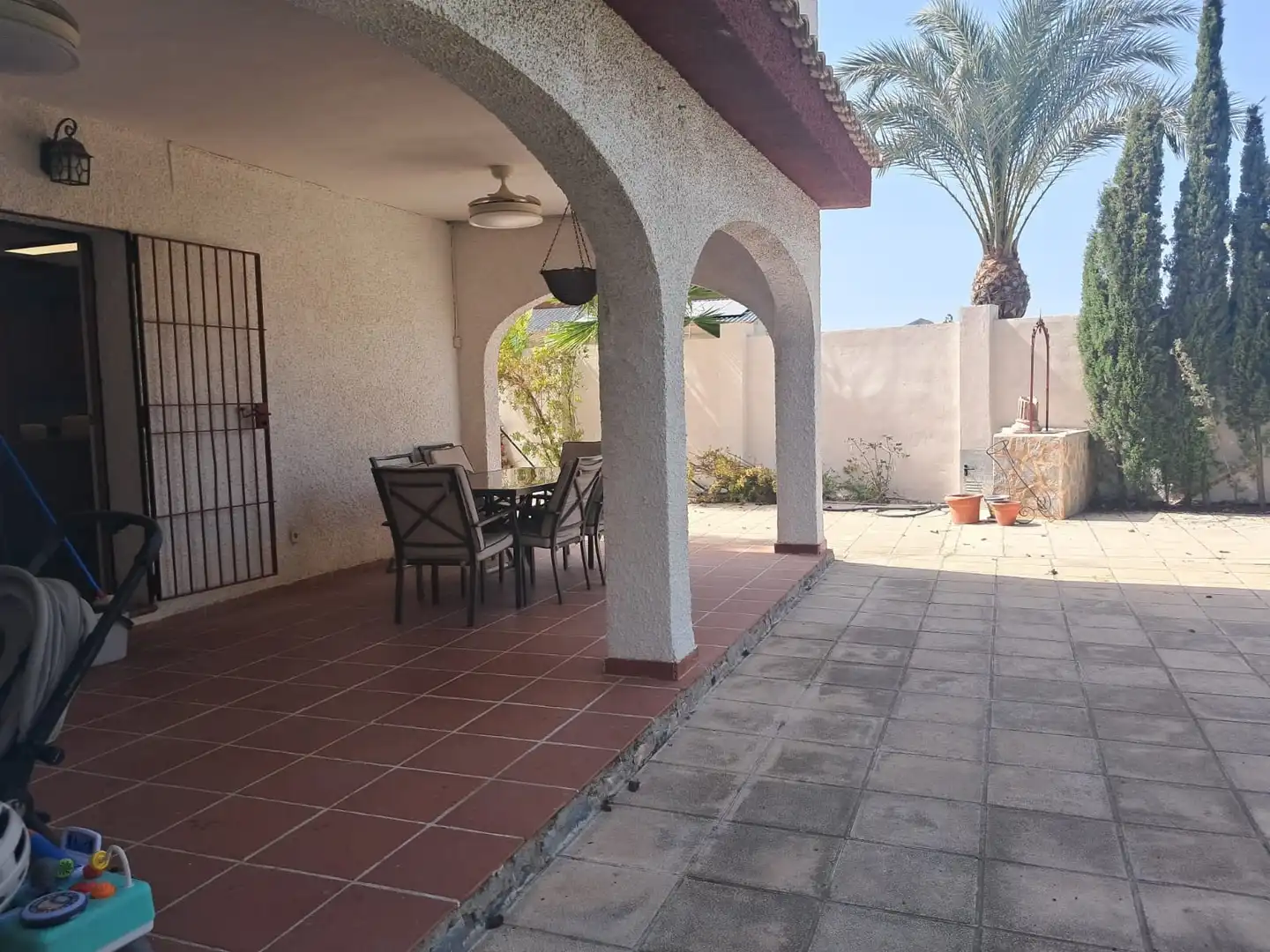 Terrasse von Haus oder Chalet zur Miete in Mutxamel mit Klimaanlage, Terrasse und Schwimmbad
