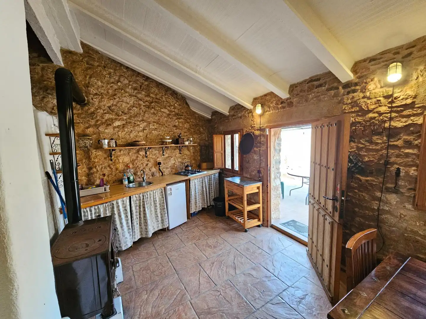 Cocina de Finca rústica en venta en Chulilla