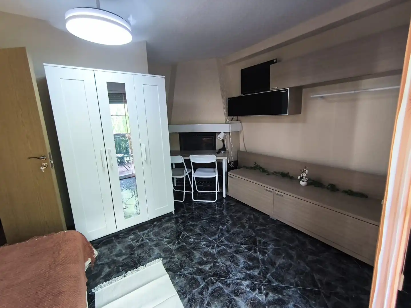 Bedroom of Flat for share in Collado Villalba  with Heating, Terrace and Furnished