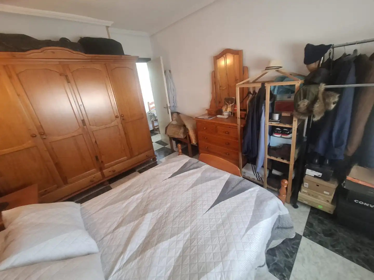 Schlafzimmer von Wohnung zum Verkauf in Fuengirola mit Klimaanlage, Terrasse und Möbliert