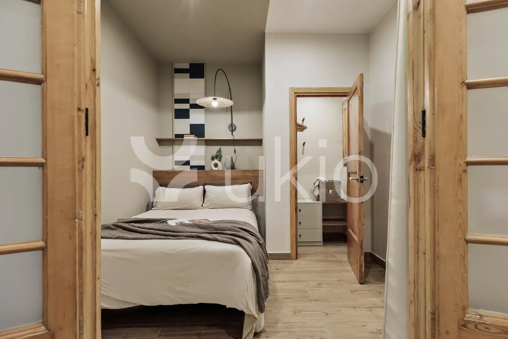 Bedroom of Apartments for rent in Barcelona  with Air Conditioner, Heating and Furnished