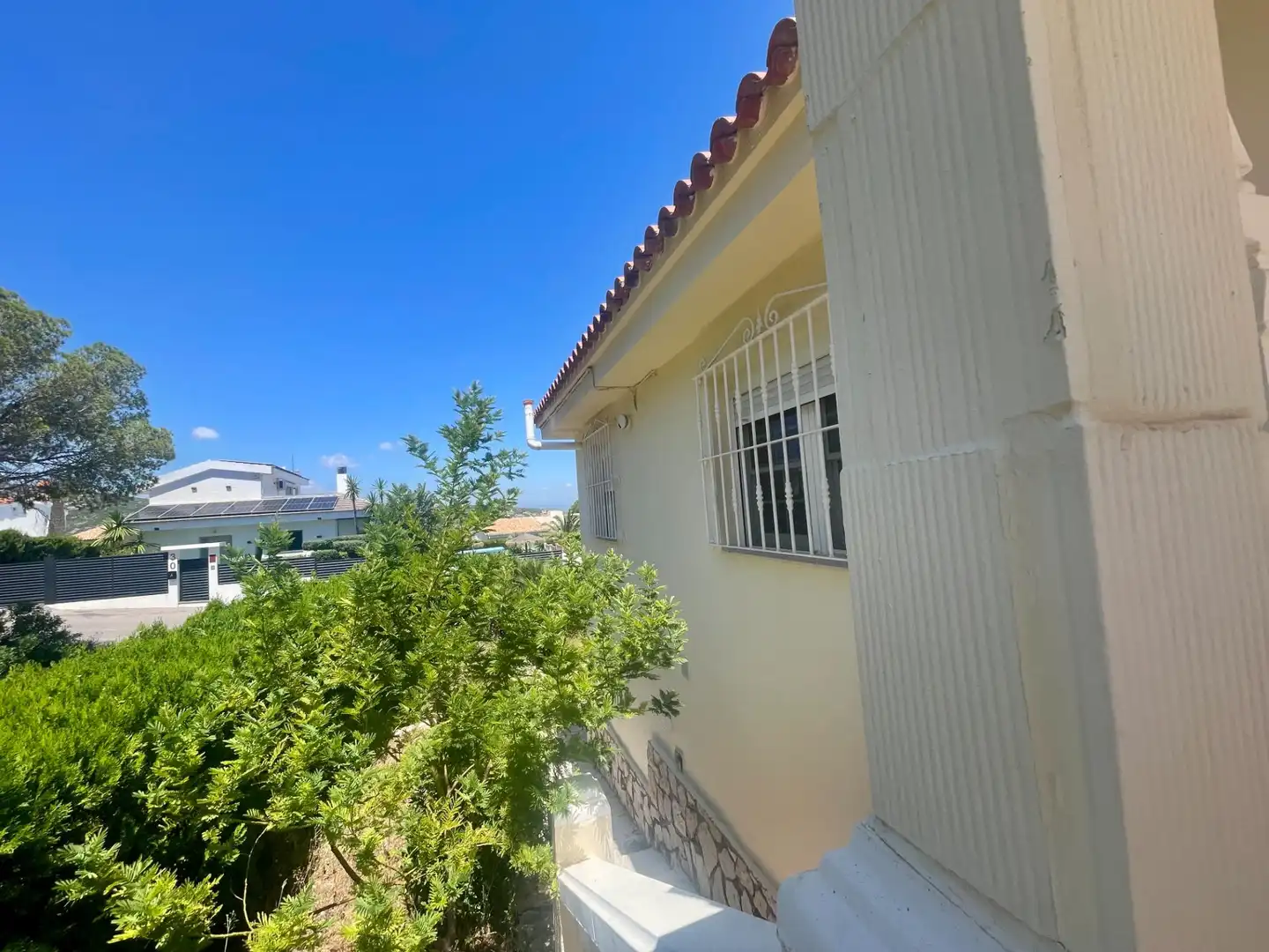 Vista exterior de Casa o chalet en venta en Peñíscola / Peníscola con Aire acondicionado, Jardín privado y Terraza