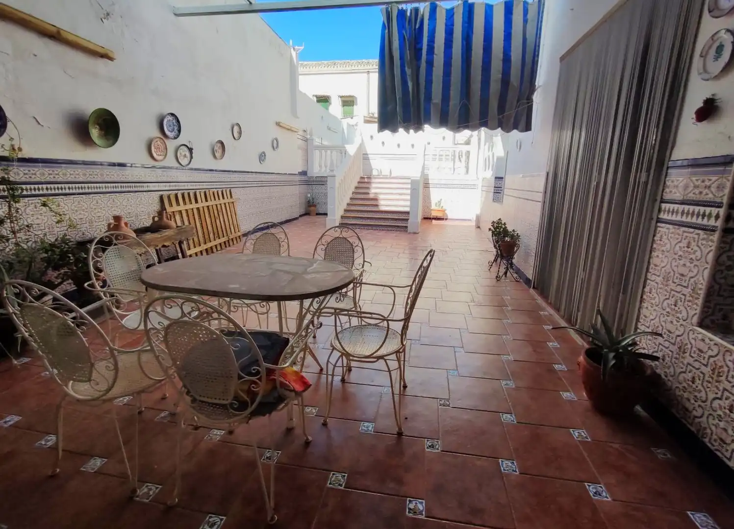 Terraza de Casa adosada en venta en Mancha Real con Jardín privado, Terraza y Piscina