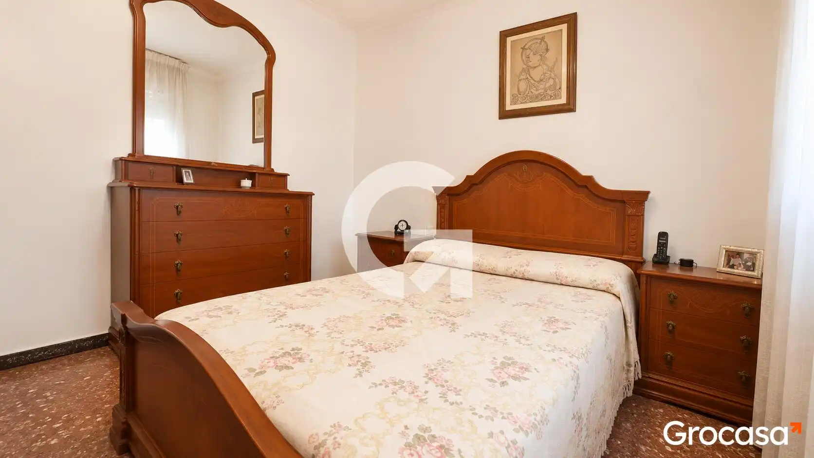 Bedroom of Flat for sale in L'Hospitalet de Llobregat  with Air Conditioner and Balcony