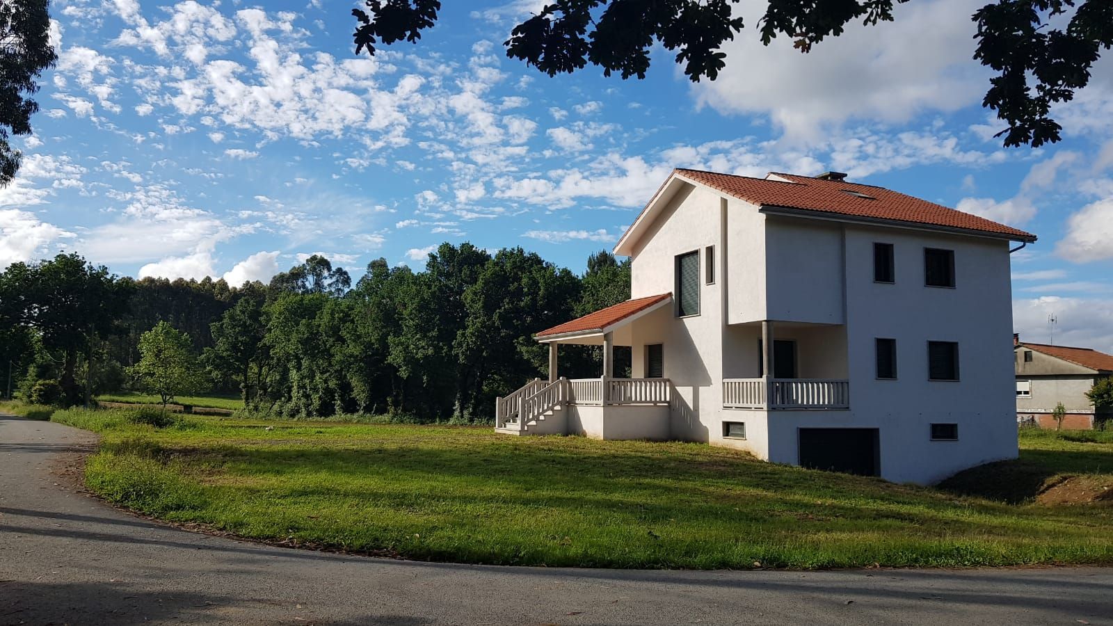 Exterior view of House or chalet for sale in Arzúa  with Private garden, Terrace and Storage room
