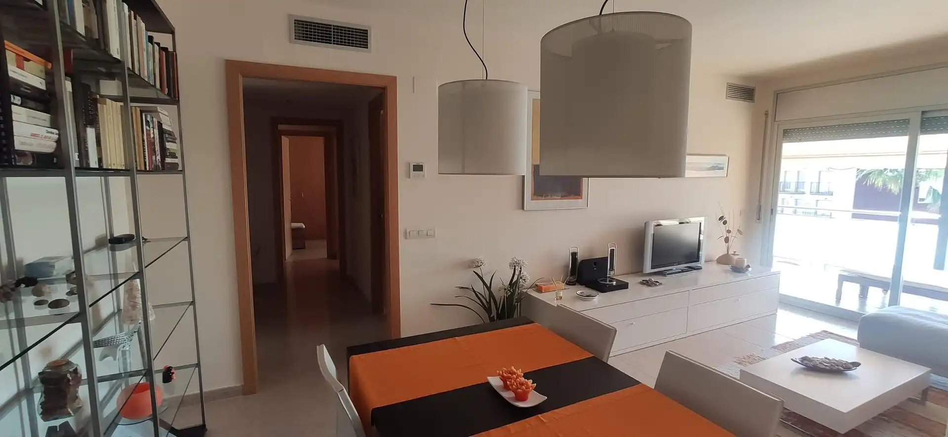 Dining room of Flat for rent in La Ràpita  with Terrace and Furnished