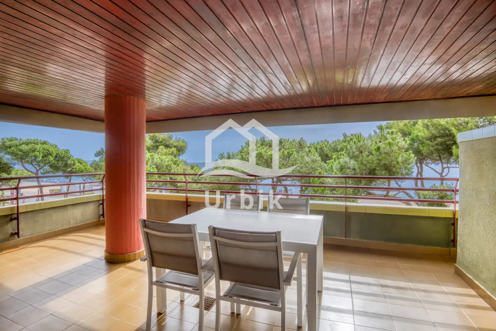 Terrasse von Wohnung zum Verkauf in Castell d'Aro, Platja d'Aro i s'Agaró mit Terrasse, Möbliert und Balkon