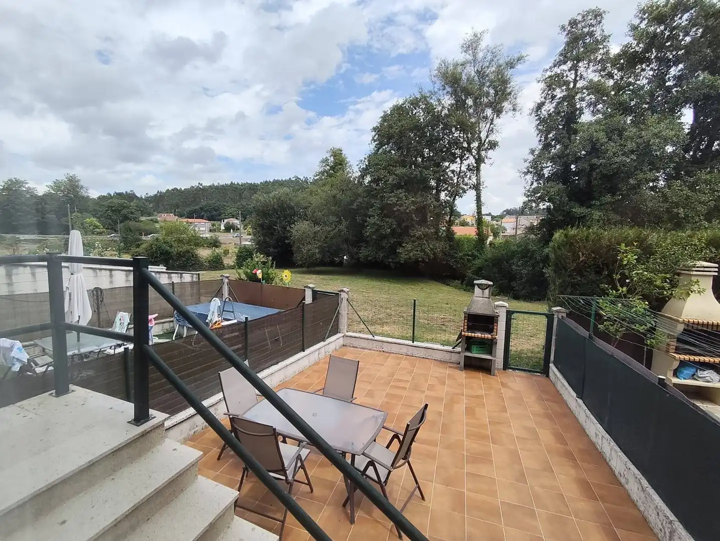 Terraza de Casa adosada en venta en Teo con Calefacción, Jardín privado y Terraza