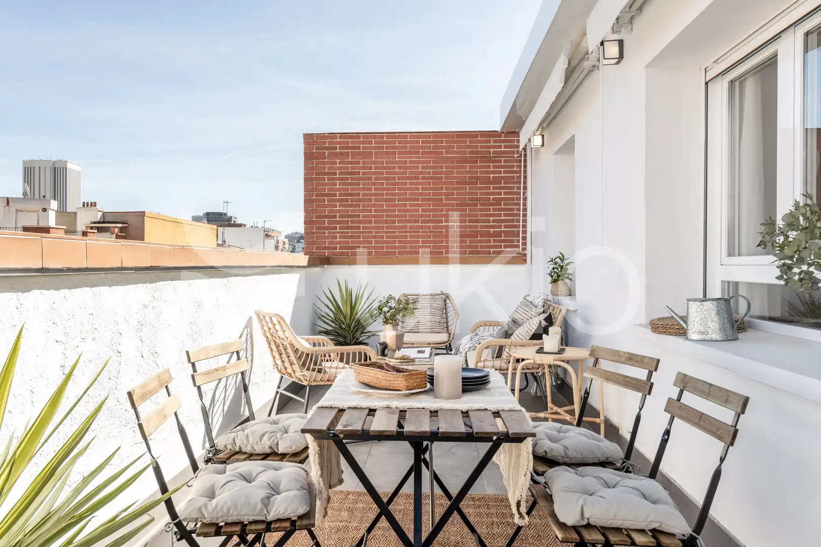 Terrassa de Apartament de lloguer en Madrid amb Terrassa, Moblat i Forn