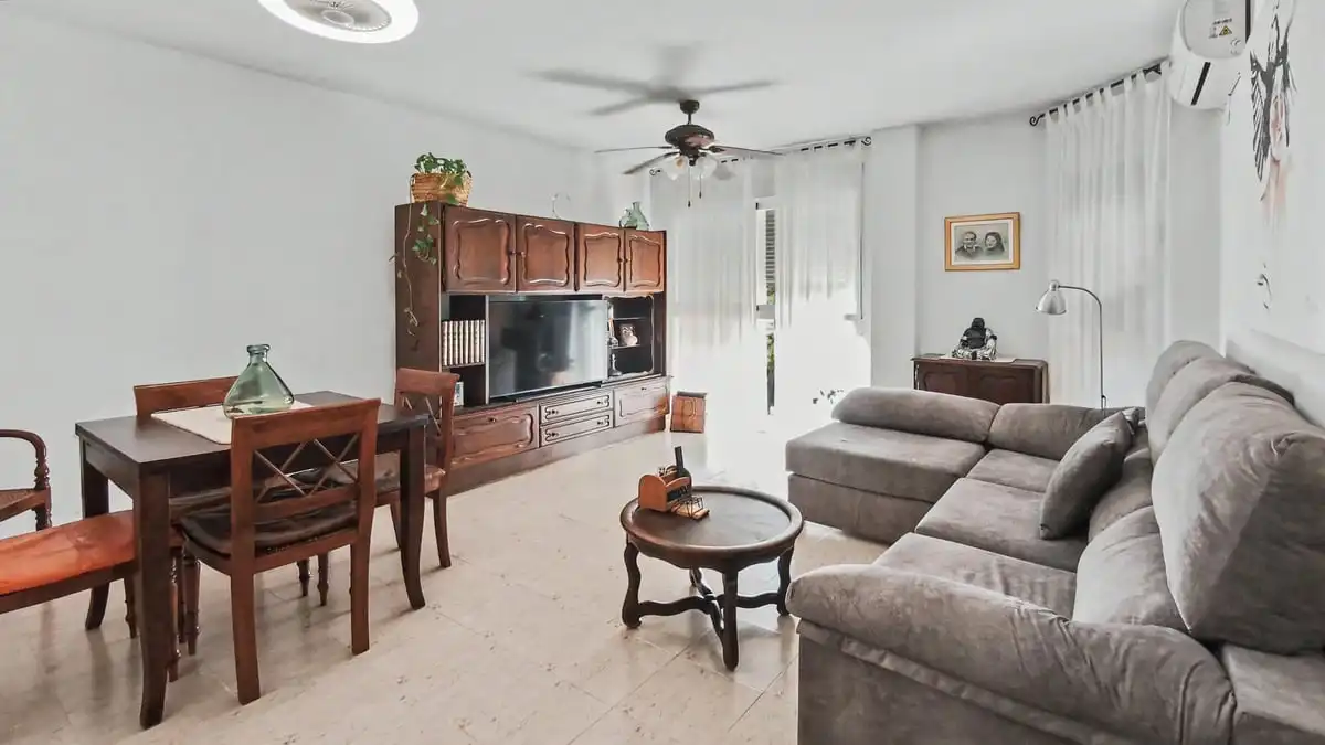 Living room of Flat for sale in Dénia  with Air Conditioner, Heating and Terrace