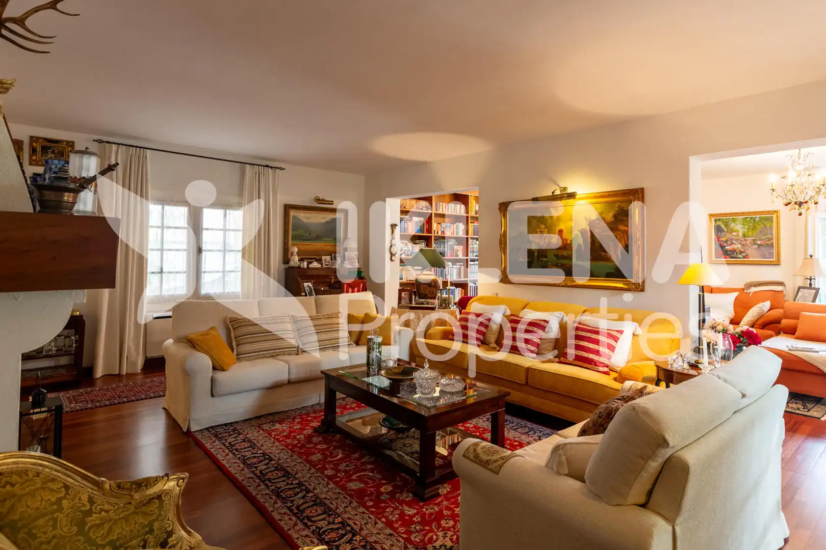 Living room of Houses for sale in Roquetas de Mar  with Air Conditioner, Private garden and Terrace