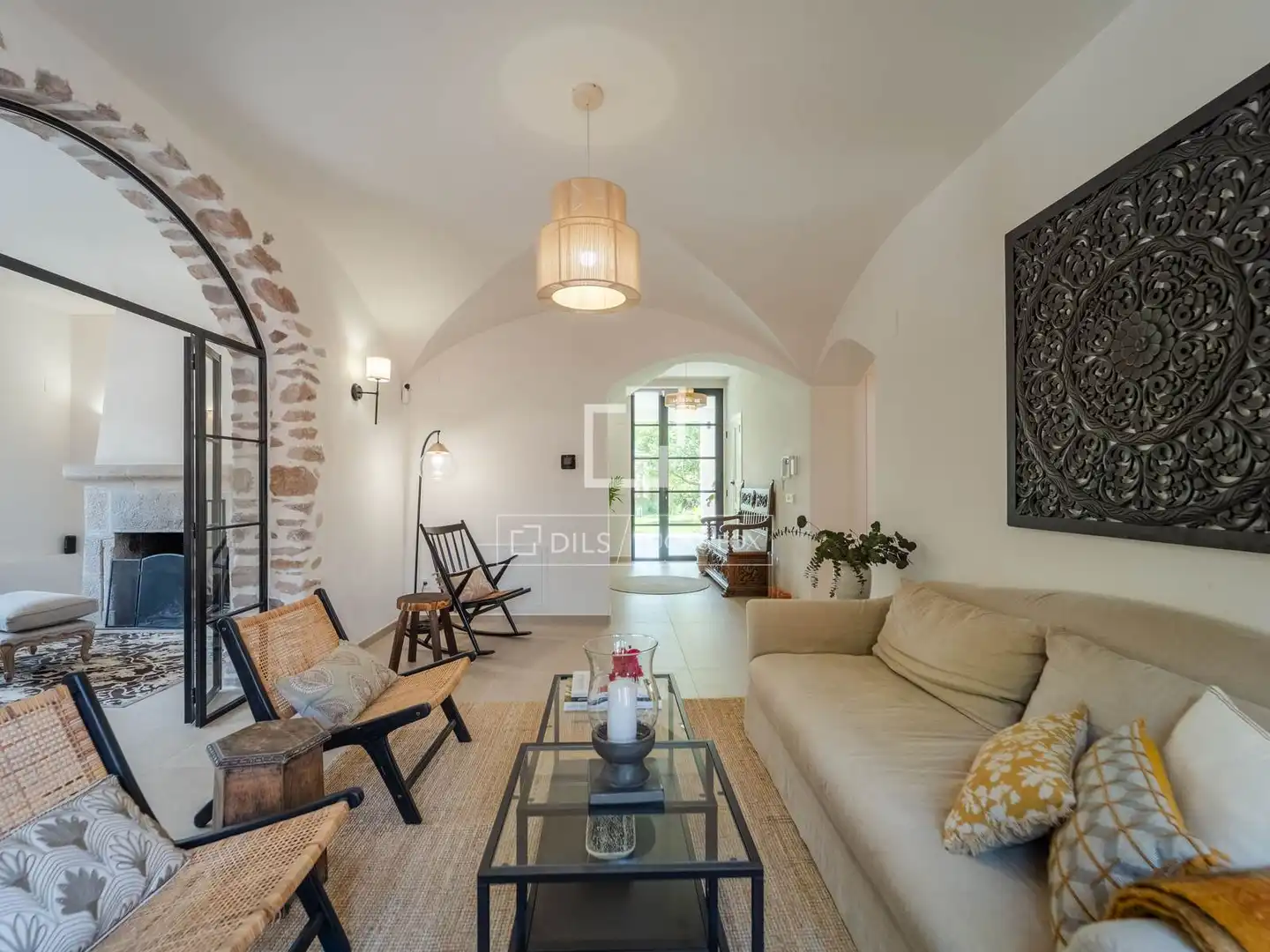 Sala d'estar de Casa o xalet de lloguer en Náquera amb Aire condicionat, Calefacció i Jardí privat