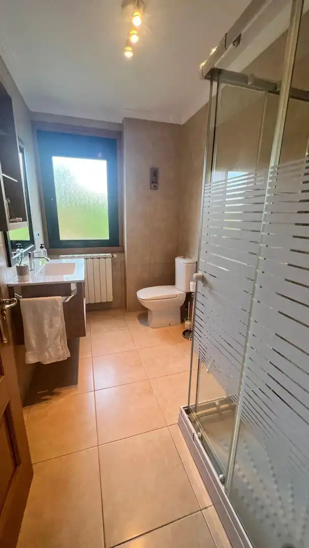 Baño de Casa o chalet en venta en Oleiros con Jardín privado y Amueblado