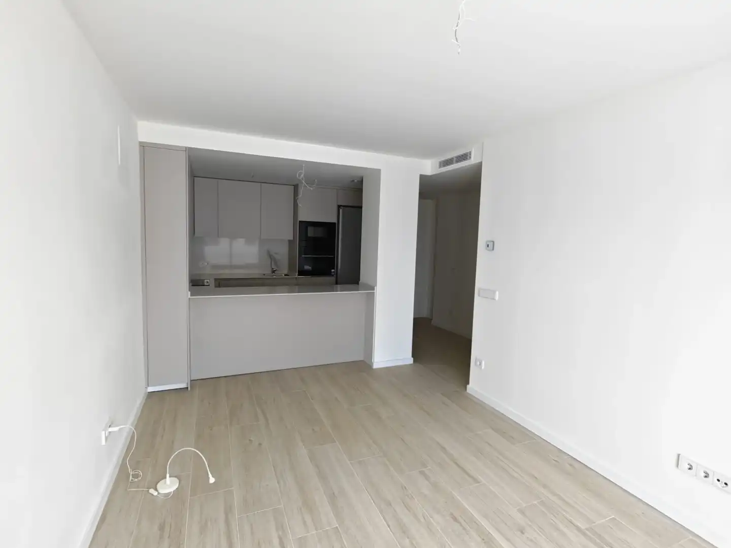 Cuina de Apartament de lloguer en Murcia amb Aire condicionat, Calefacció i Terrassa