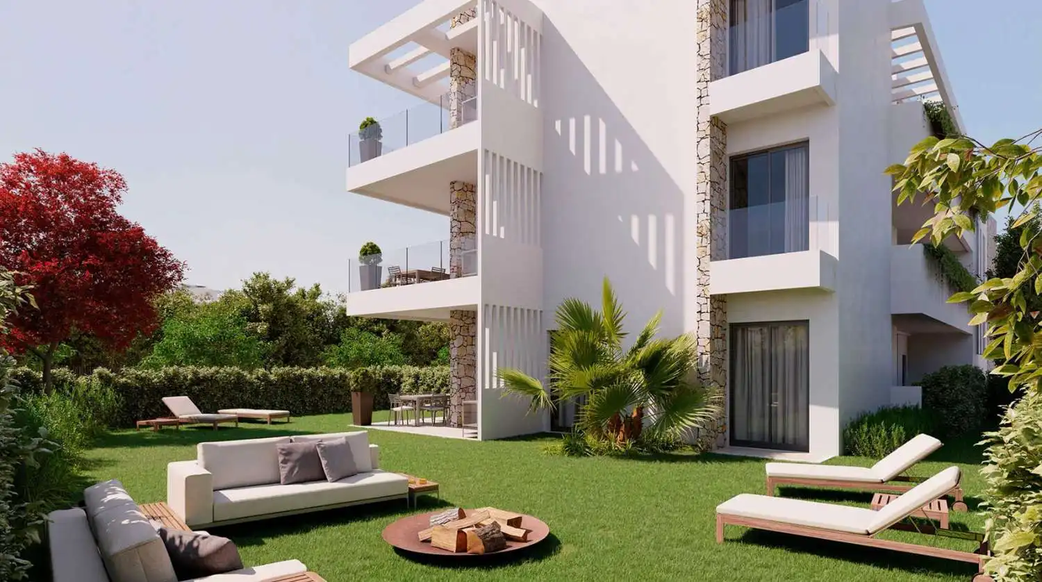 Terrassa de Apartament en venda en Sant Antoni de Portmany amb Aire condicionat, Calefacció i Piscina
