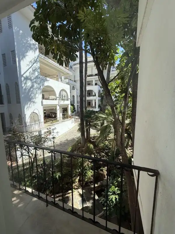 Exterior view of Flat for rent in Marbella  with Air Conditioner, Heating and Private garden