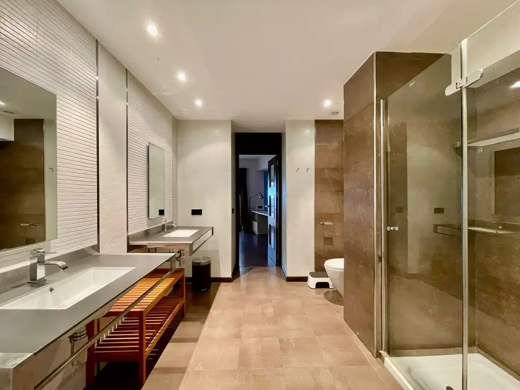 Bany de Apartament en venda en Alcúdia amb Calefacció, Terrassa i Moblat