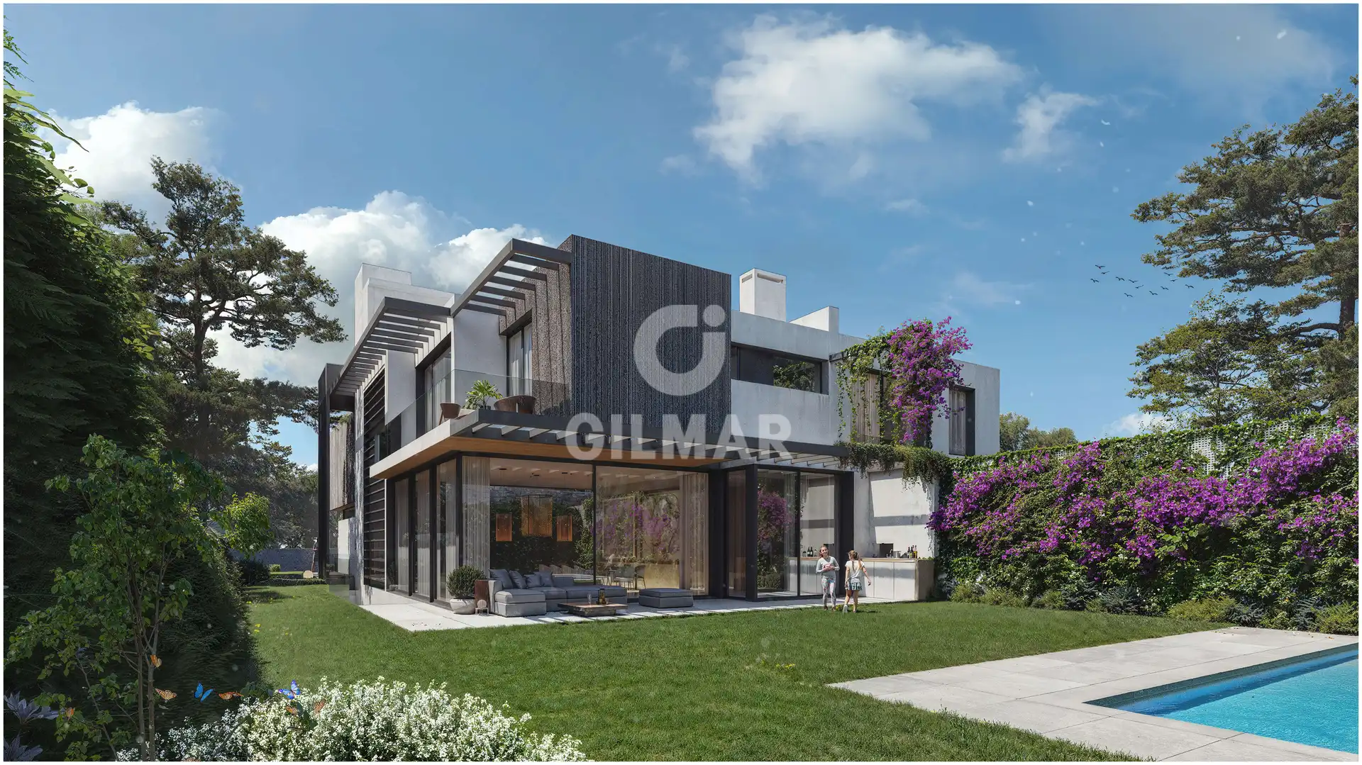 Jardín de Casa adosada en venta en Madrid con Calefacción, Jardín privado y Piscina