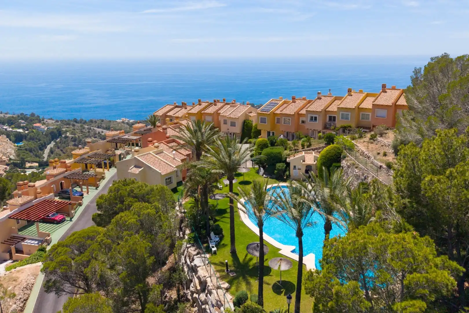 Vista exterior de Piso en venta en Altea con Aire acondicionado, Calefacción y Terraza