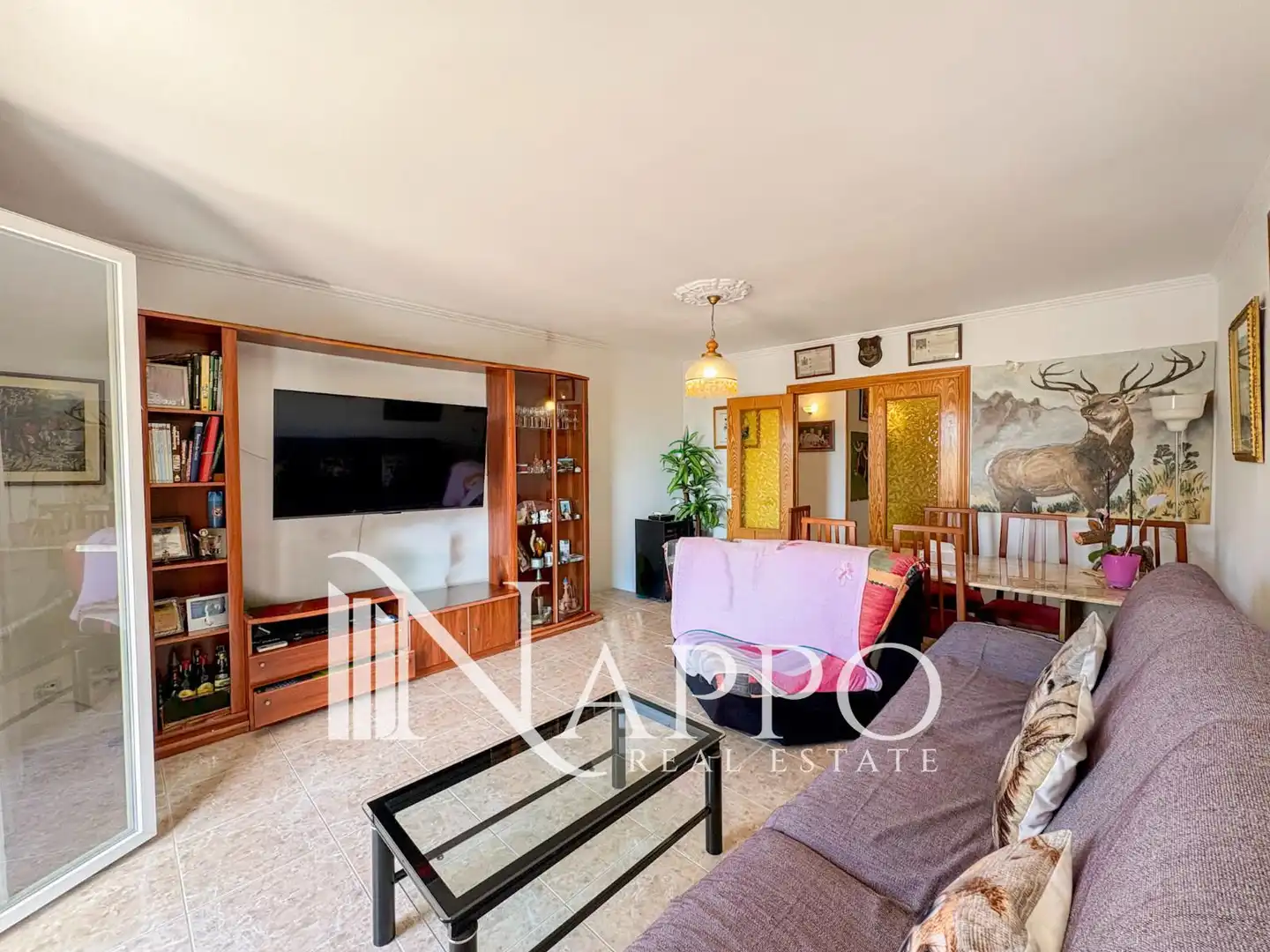 Sala de estar de Piso en venta en Calvià con Aire acondicionado, Terraza y Amueblado