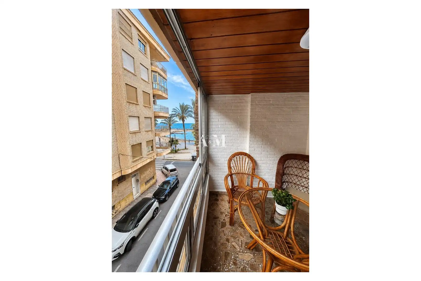 Terrasse von Wohnung zur Miete in Torrevieja mit Klimaanlage, Heizung und Terrasse