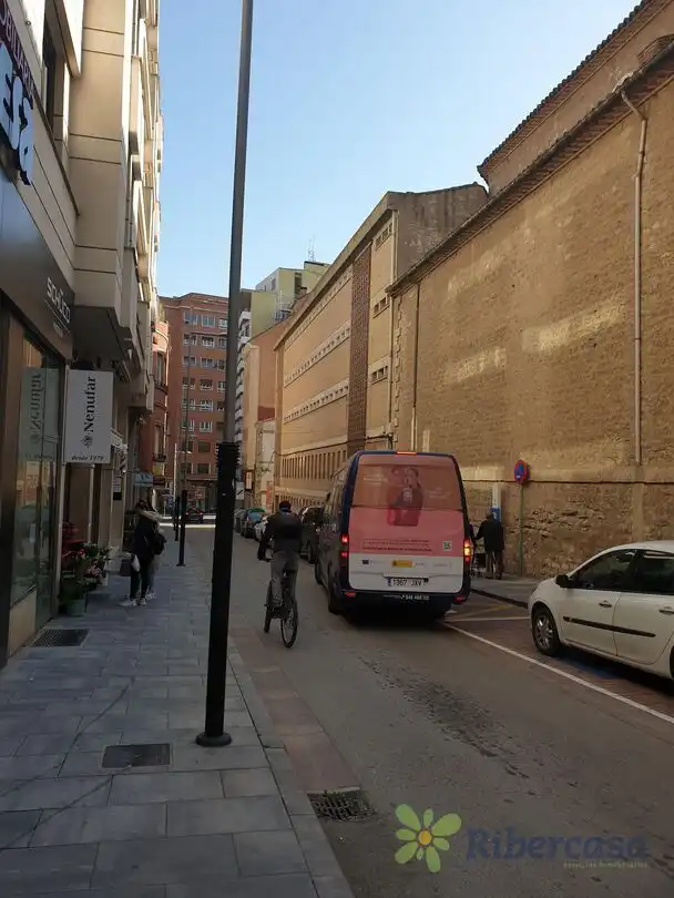 Vista exterior de Piso en venta en Tudela con Calefacción
