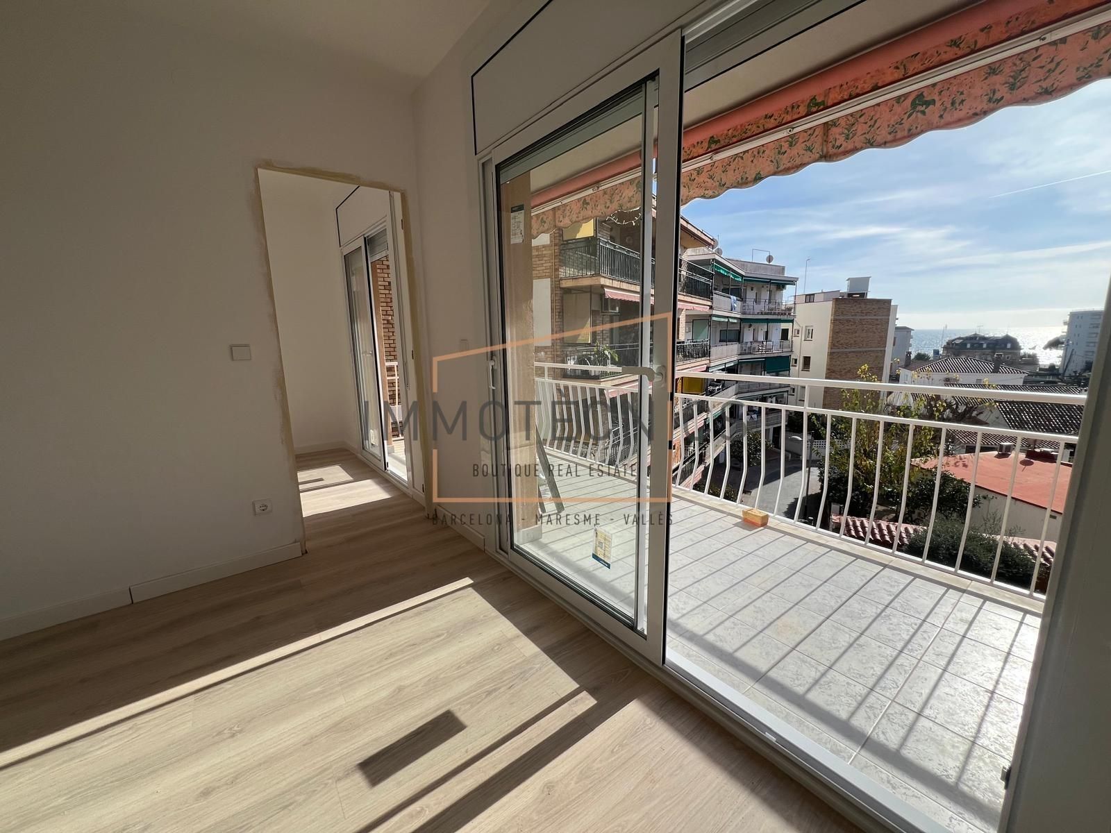 Balcony of Flat for sale in Caldes d'Estrac  with Parquet flooring