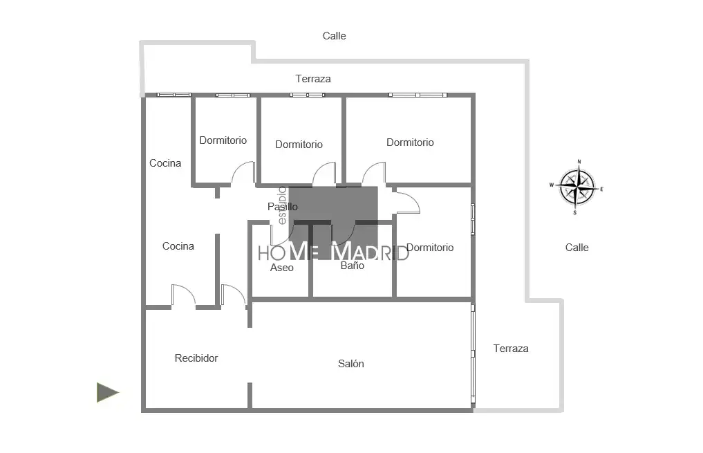 Wohnung zum Verkauf in Móstoles mit Heizung und Terrasse