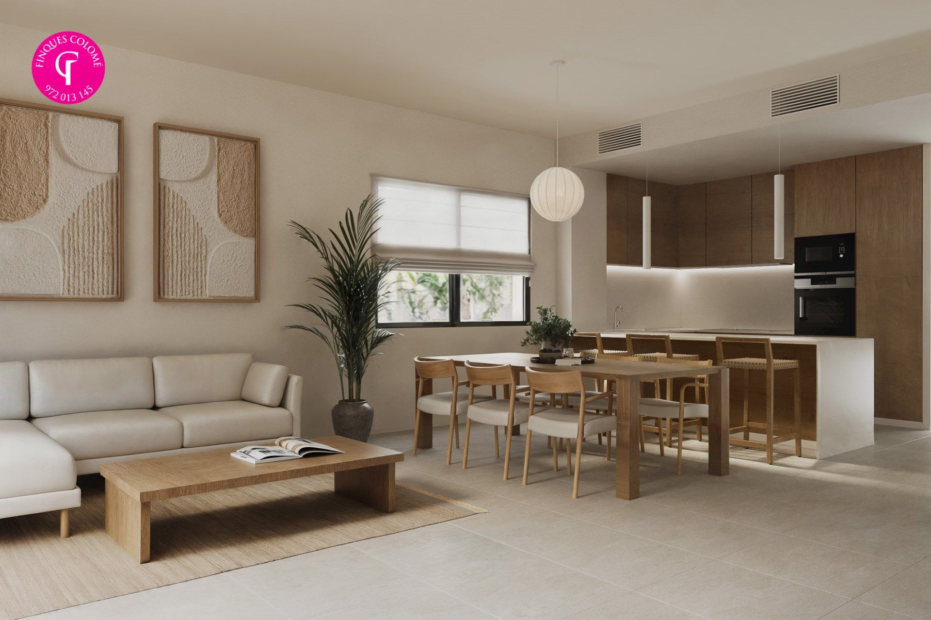 Sala de estar de Casa adosada en venta en Vilablareix con Aire acondicionado, Terraza y Trastero