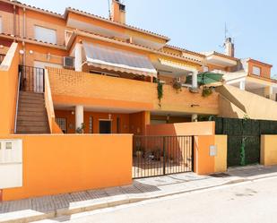 Exterior view of Single-family semi-detached for sale in Villalonga  with Air Conditioner, Terrace and Balcony