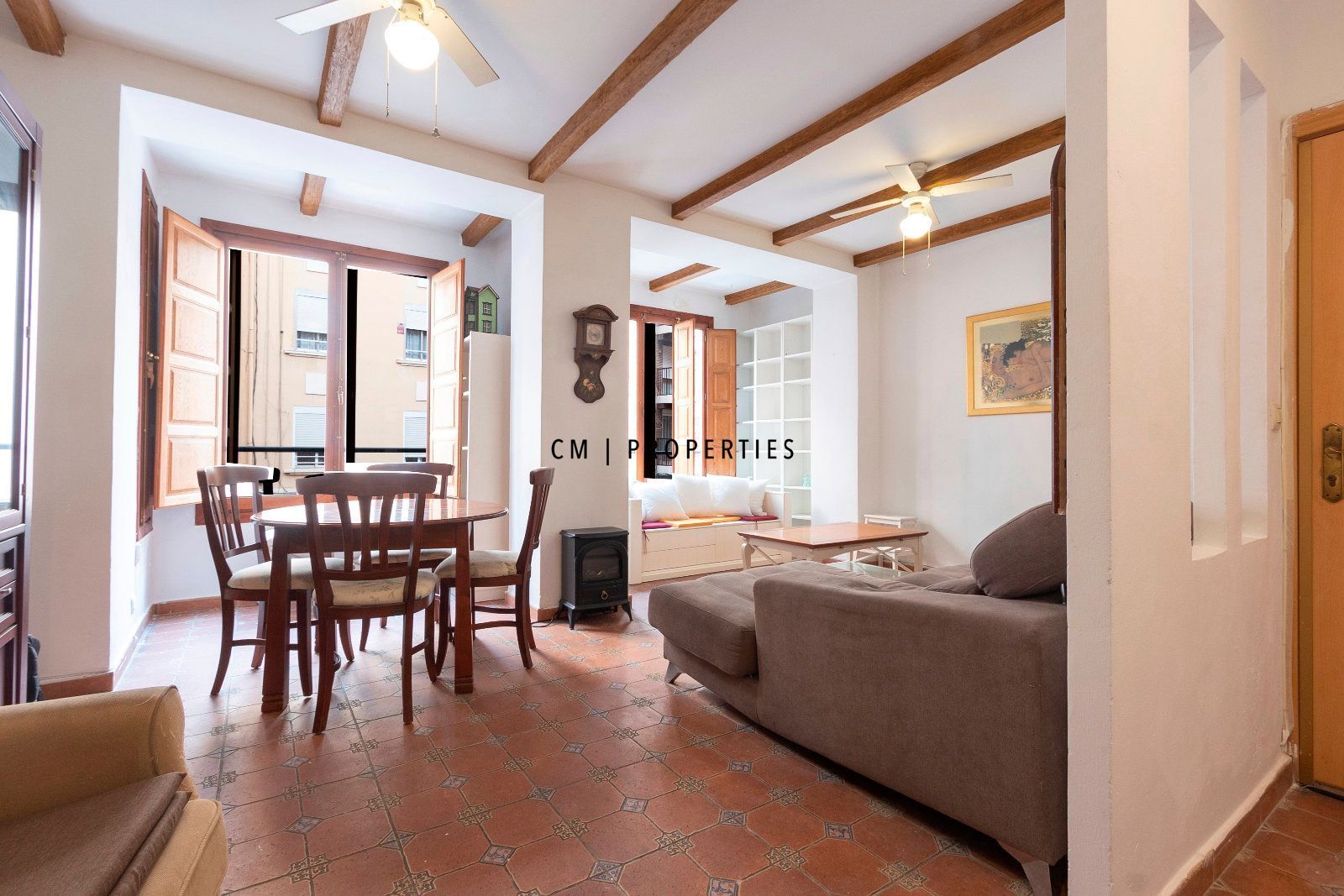 Sala d'estar de Pis en venda en  Valencia Capital amb Aire condicionat, Traster i Forn