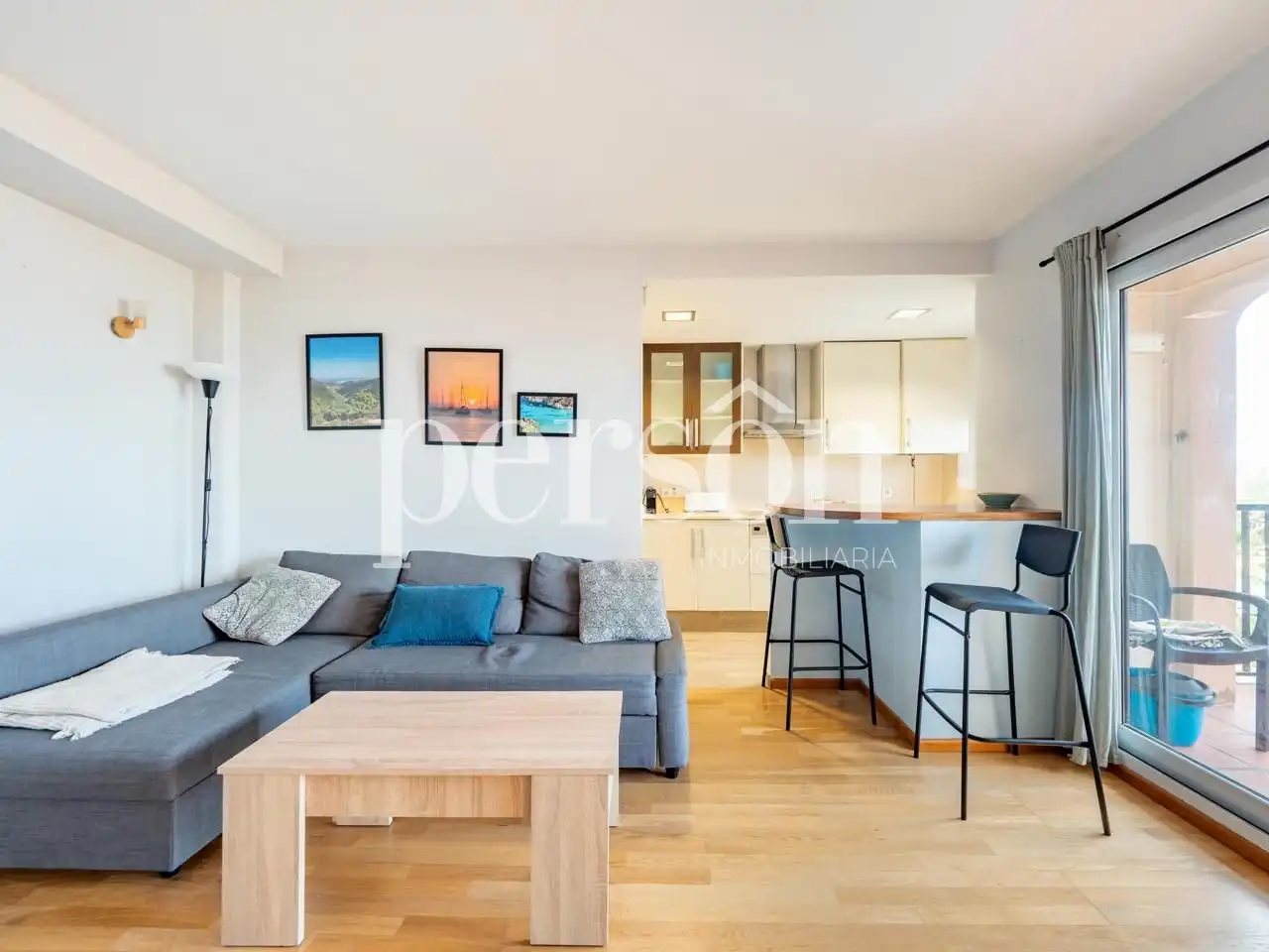 Living room of Flat for sale in Alboraya  with Air Conditioner, Heating and Parquet flooring