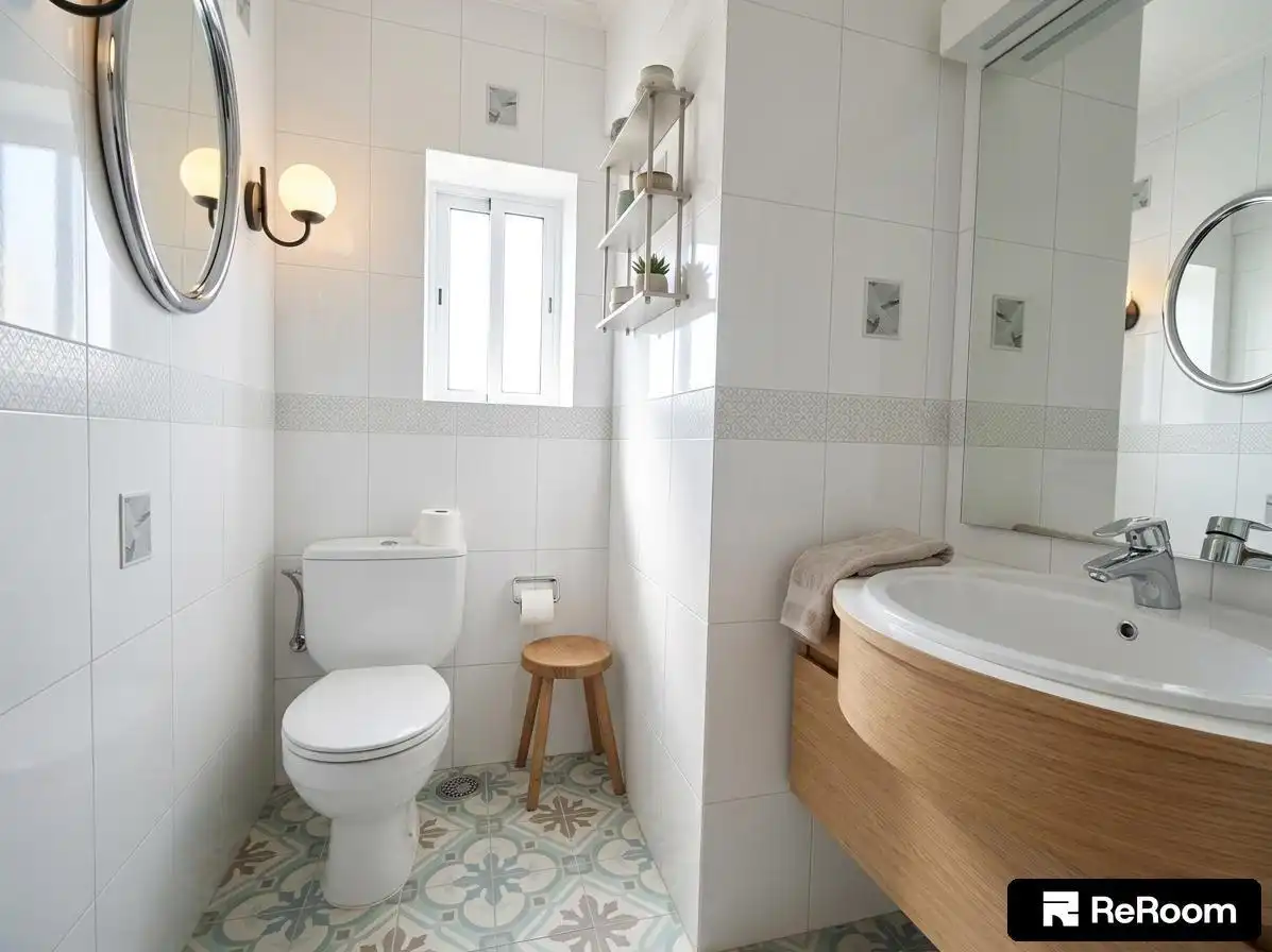 Bathroom of Flat for sale in Alcalá de Henares  with Heating, Terrace and Furnished