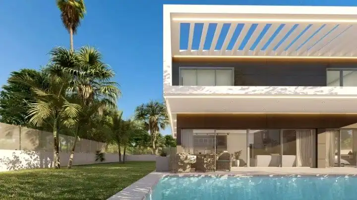 Garden of Houses for sale in Benalmádena  with Air Conditioner, Heating and Private garden