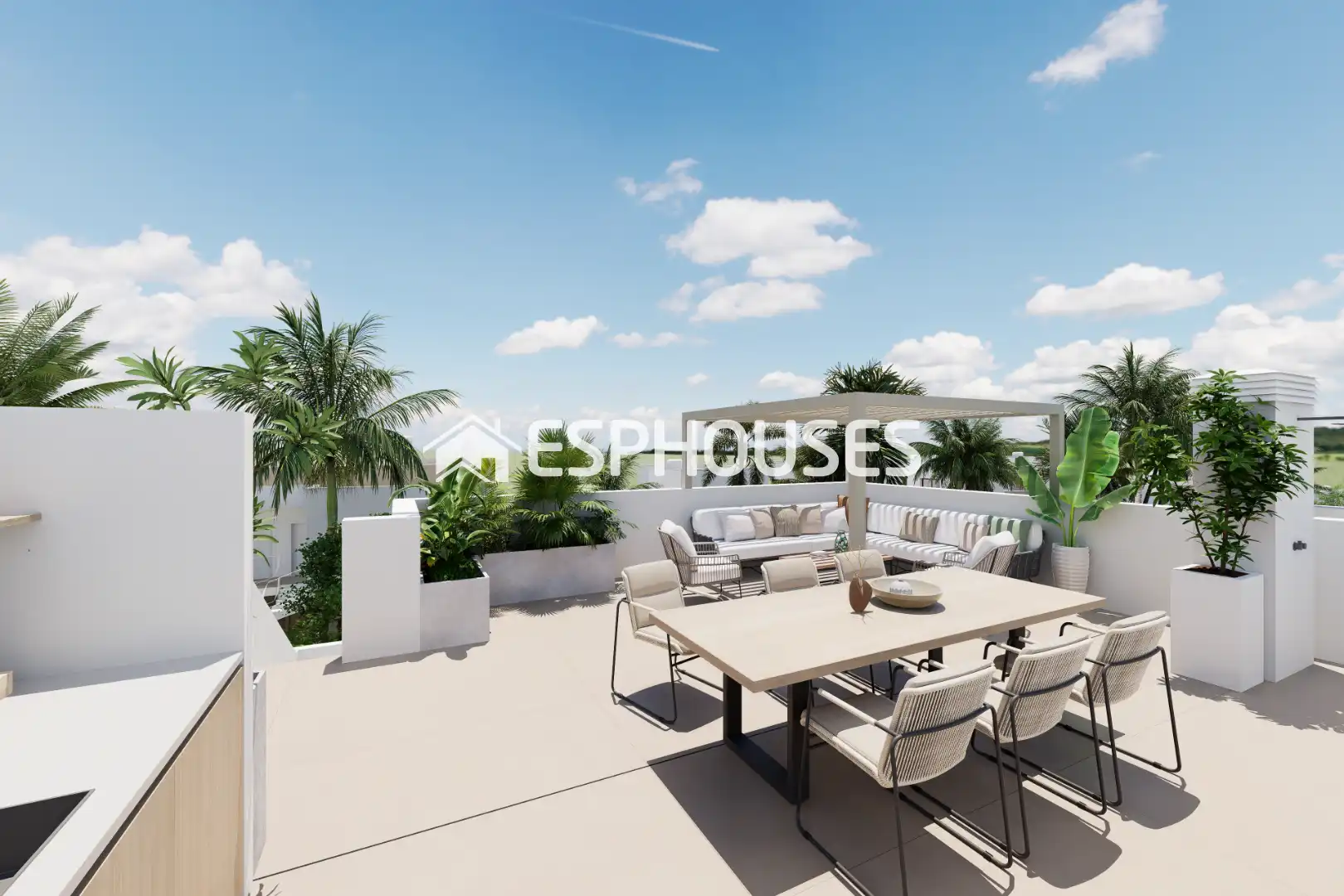 Bungalow con terraza en venta en Las Lomas de Rame - Bahía Bella