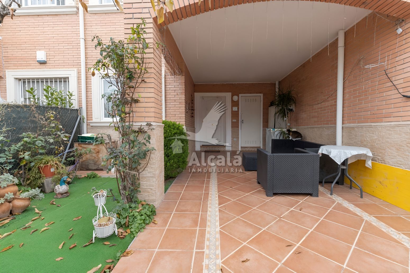 Garden of Single-family semi-detached for sale in Villanueva de la Torre  with Air Conditioner, Heating and Private garden
