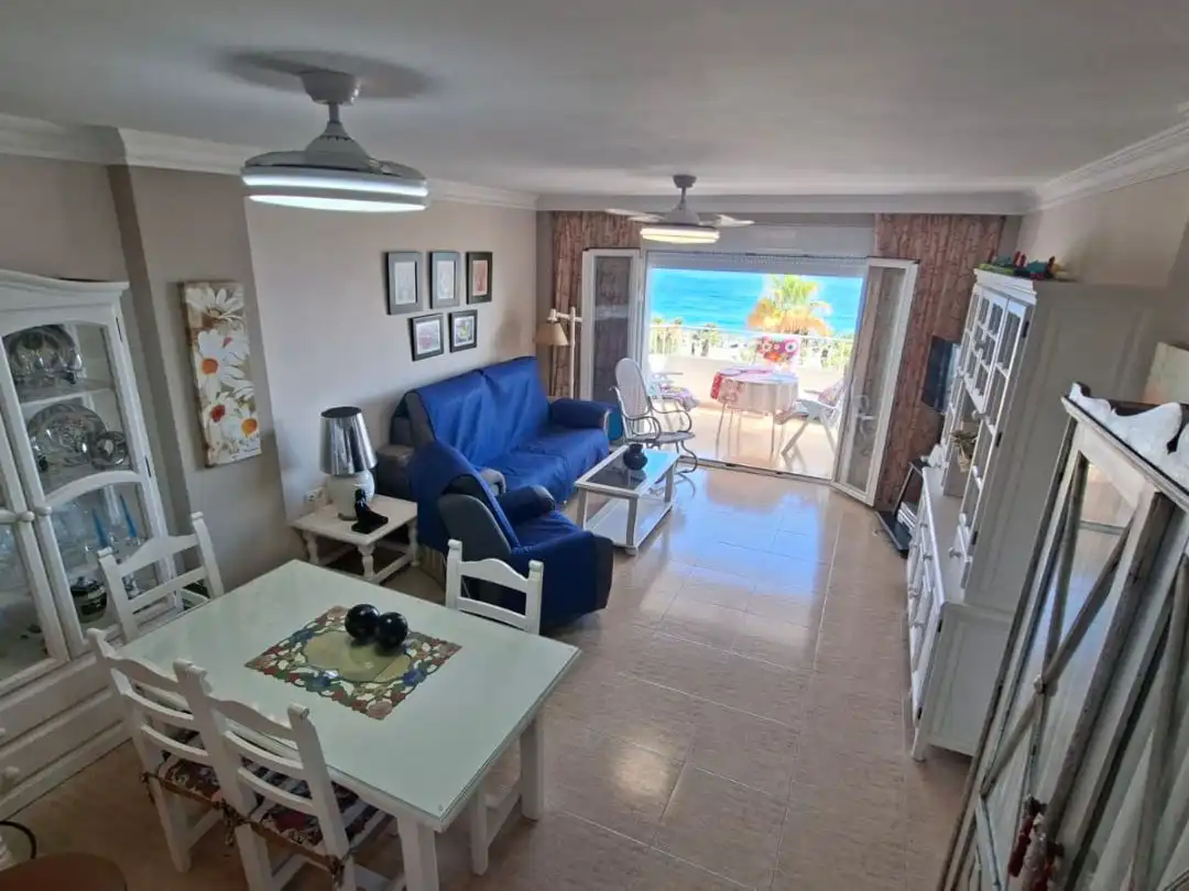 Living room of Flat for rent in Almuñécar  with Terrace, Furnished and Oven