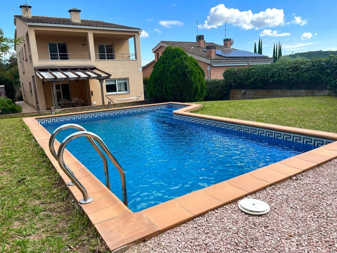 Piscina de Casa o xalet en venda en Palol de Revardit amb Jardí privat, Terrassa i Piscina